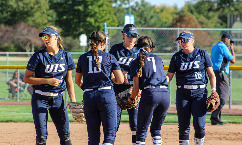 Softball Team Huddle 